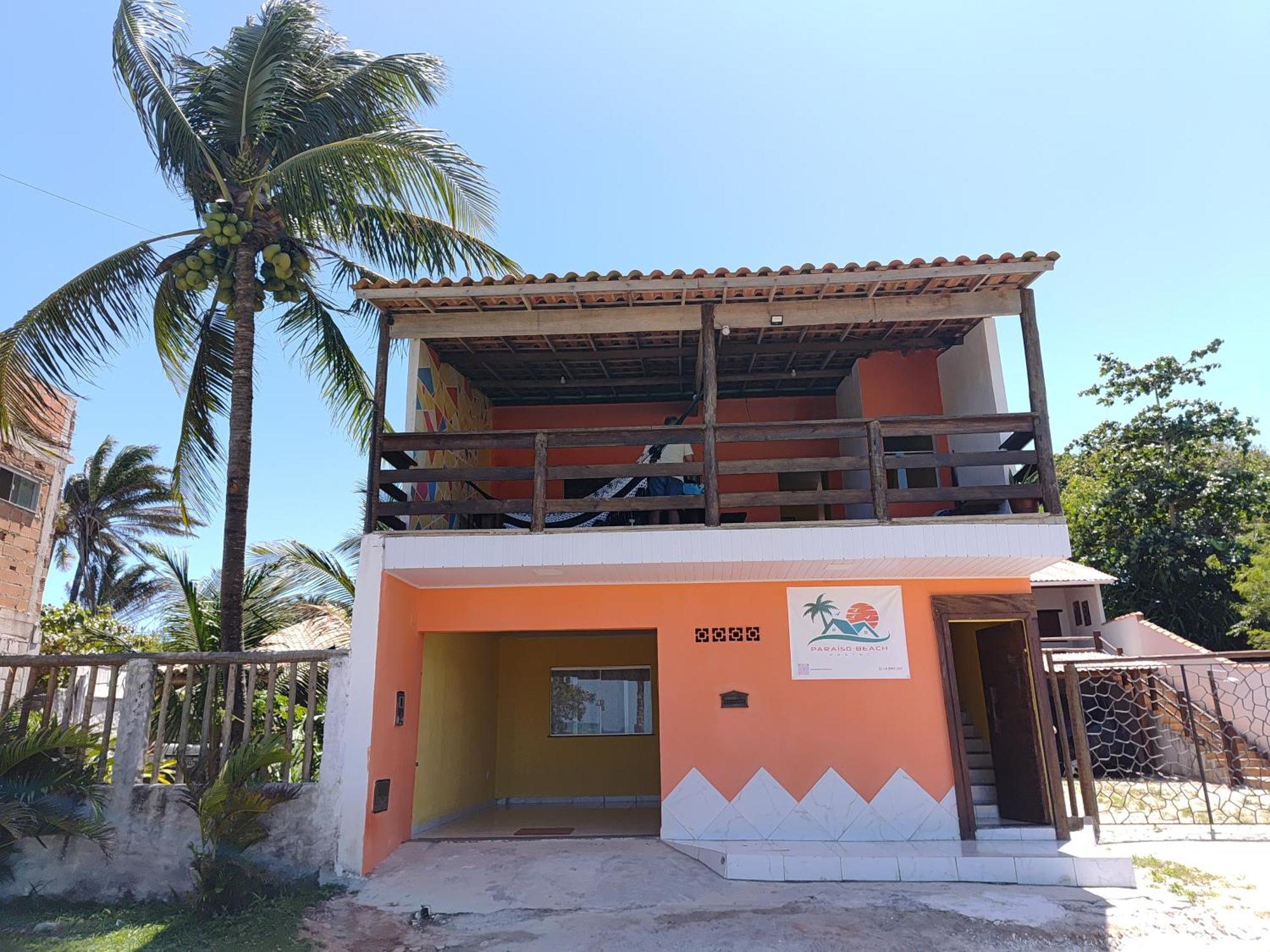 Paraiso Beach Hostel E Pousada Santa Cruz Cabrália Exterior photo